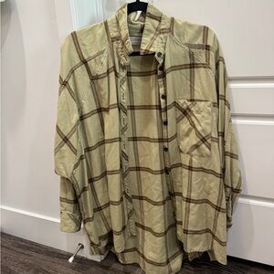 Urban Outfitters Green Flannel
